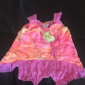 Cachcach baby girl romper